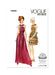 Patron Vogue - Ceinture, Corsage, Robe Patron Vogue 