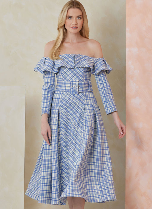 Patron Vogue - Ceinture, Corsage, Robe, Soutien Patron Vogue 