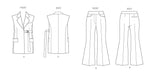 Patron Vogue - Ceinture, Gilet, Haut, Pantalon Patron Vogue 