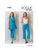 Patron Vogue - Ceinture, Gilet, Haut, Pantalon Patron Vogue 