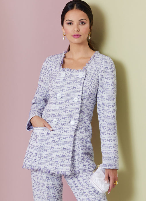 Patron Vogue - Ceinture, Haut, Jupe, Pantalon, Veste Patron Vogue 