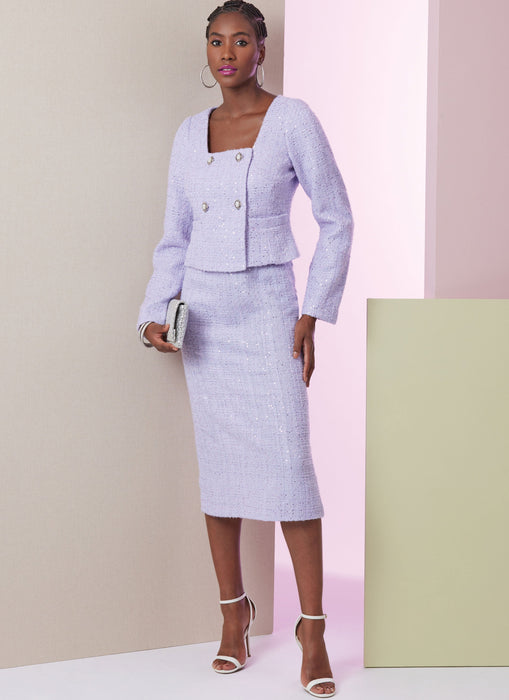 Patron Vogue - Ceinture, Haut, Jupe, Pantalon, Veste Patron Vogue 