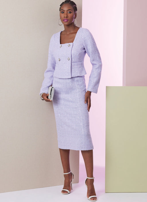 Patron Vogue - Ceinture, Haut, Jupe, Pantalon, Veste Patron Vogue 