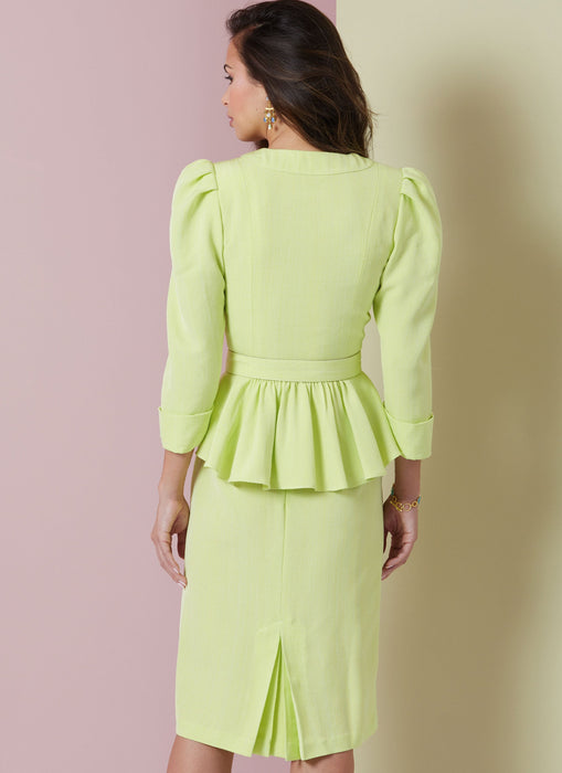 Patron Vogue - Ceinture, Haut, Jupe, Robe, Soutien Patron Vogue 