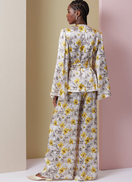 Patron Vogue - Ceinture, Haut, Pantalon, Robe, Robe de chambre Patron Vogue 