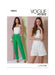 Patron Vogue - Ceinture, Haut, Pantalon, Short Patron Vogue 