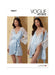Patron Vogue - Ceinture, Haut, Robe, Robe de chambre Patron Vogue 