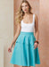 Patron Vogue - Ceinture, Jupe Patron Vogue 