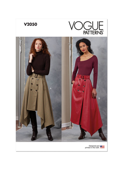 Patron Vogue - Ceinture, Jupe Patron Vogue 