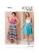 Patron Vogue - Ceinture, Jupe Patron Vogue 