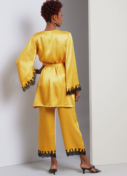 Patron Vogue - Ceinture, Jupon, Pantalon, Robe, Robe de chambre Patron Vogue 
