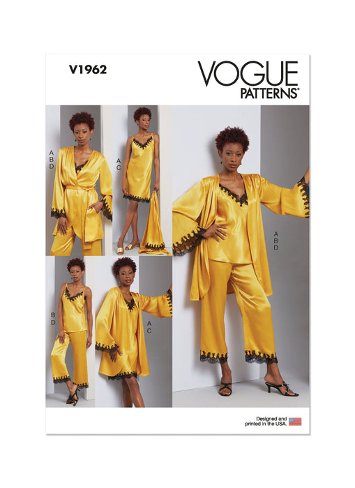 Patron Vogue - Ceinture, Jupon, Pantalon, Robe, Robe de chambre Patron Vogue 