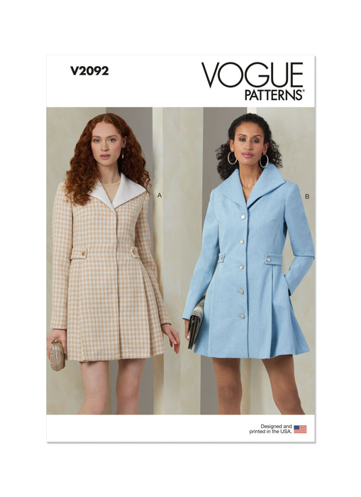 Patron Vogue - Ceinture, Manteau Patron Vogue 