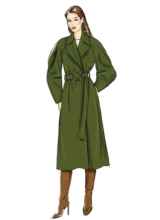 Patron Vogue - Ceinture, Manteau Patron Vogue 