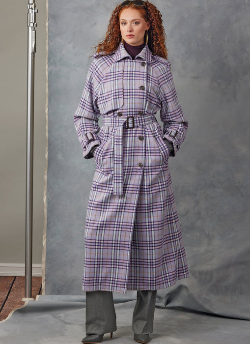 Patron Vogue - Ceinture, Manteau Patron Vogue 