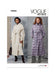 Patron Vogue - Ceinture, Manteau Patron Vogue 
