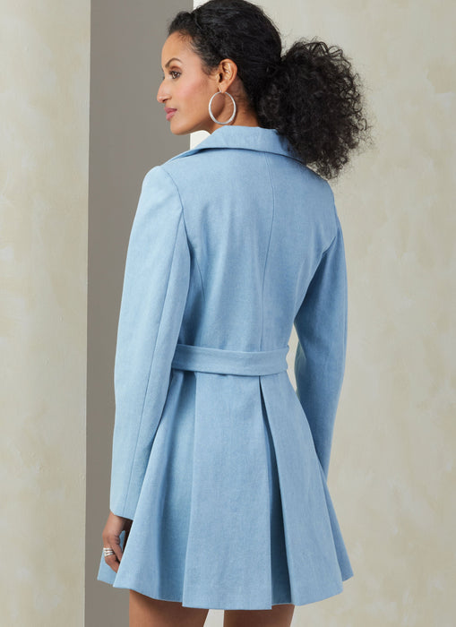 Patron Vogue - Ceinture, Manteau Patron Vogue 