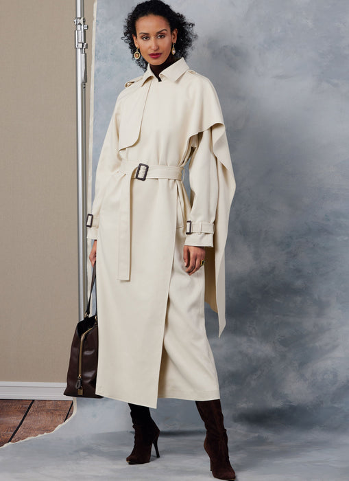 Patron Vogue - Ceinture, Manteau Patron Vogue 