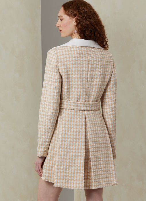 Patron Vogue - Ceinture, Manteau Patron Vogue 