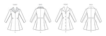 Patron Vogue - Ceinture, Manteau Patron Vogue 