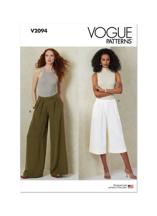 Patron Vogue - Ceinture, Pantalon Patron Vogue 