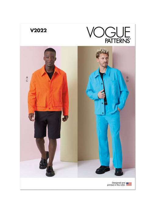 Patron Vogue - Ceinture, Pantalon, Short, Veste Patron Vogue 