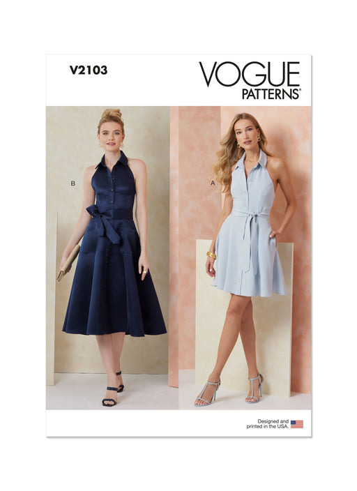 Patron Vogue - Ceinture, Robe Patron Vogue 