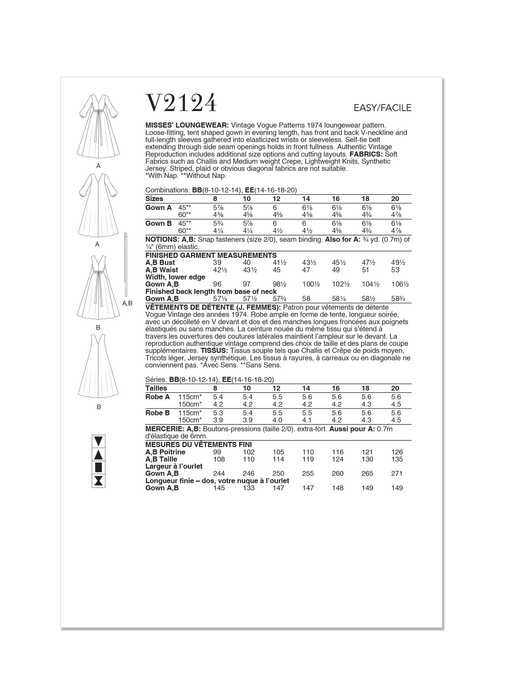 Patron Vogue - Ceinture, Robe Patron Vogue 