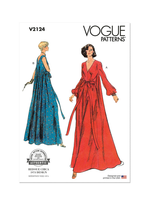 Patron Vogue - Ceinture, Robe Patron Vogue 