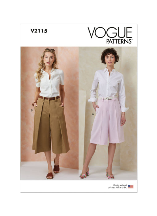 Patron Vogue - Ceinture, Short Patron Vogue 