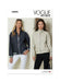 Patron Vogue - Ceinture, Veste Patron Vogue 