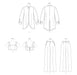 Patron Vogue - Chemise, Haut, Pantalon Patron Vogue 