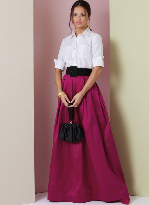 Patron Vogue - Chemise, Jupe, Robe Patron Vogue 