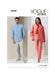 Patron Vogue - Chemise, Pantalon Patron Vogue 