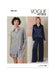 Patron Vogue - Chemise, Pantalon, Short Patron Vogue 