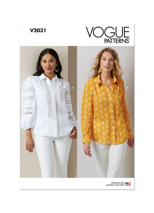 Patron Vogue - Chemisier Patron Vogue 
