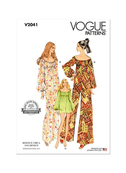 Patron Vogue - Combinaison, Haut Patron Vogue 