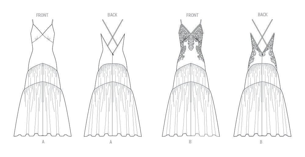 Patron Vogue - Corsage, Jupe, Robe Patron Vogue 