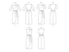 Patron Vogue - Corsage, Jupe, Robe Patron Vogue 