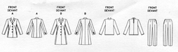 Patron Vogue - Corsage, Robe Patron Vogue 