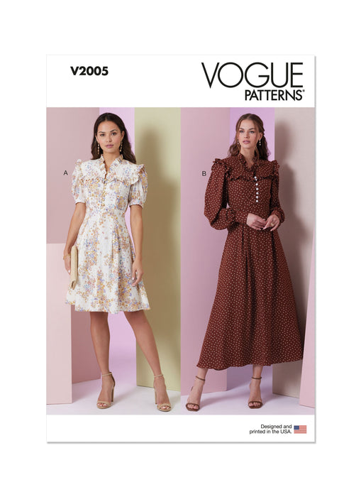 Patron Vogue - Corsage, Robe Patron Vogue 