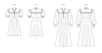 Patron Vogue - Corsage, Robe Patron Vogue 