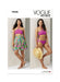 Patron Vogue - Haut, Jupe, Maillot de bain Patron Vogue 