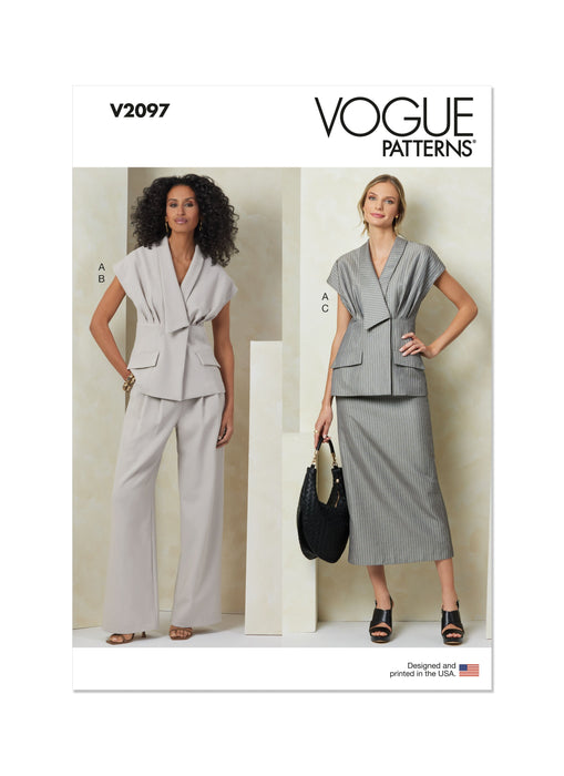 Patron Vogue - Haut, Jupe, Pantalon Patron Vogue 