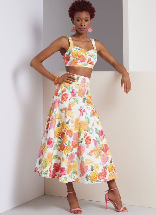 Patron Vogue - Haut, Jupe, Pantalon, Soutien Patron Vogue 