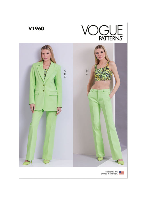Patron Vogue - Haut, Pantalon, Veste Patron Vogue 