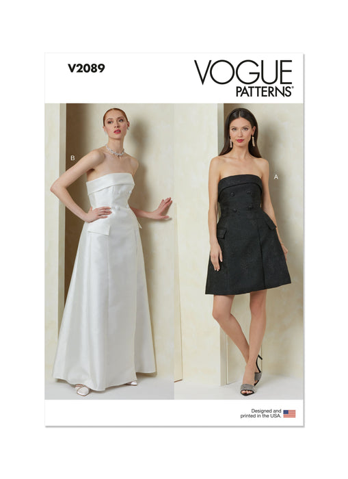 Patron Vogue - Haut, Robe Patron Vogue 