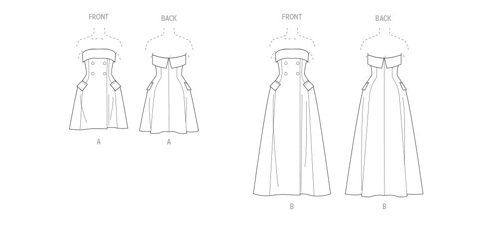 Patron Vogue - Haut, Robe Patron Vogue 