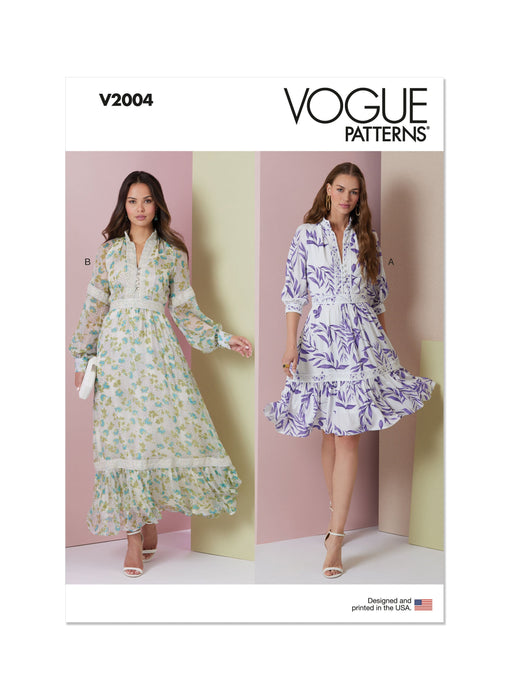 Patron Vogue - Jupe, Robe Patron Vogue 