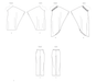 Patron Vogue - Pantalon, Robe Patron Vogue 